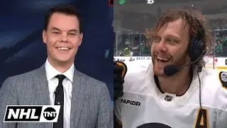 David Pastrnak Tells His Favorite Tuukka Rask Story 😂 | NHL on TNT
