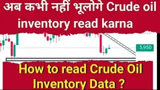 How to read Crude oil inventory report | क्रूड ऑयल इन्वेंटरी को कैसे समझे ? #crudeoil #crudeoil
