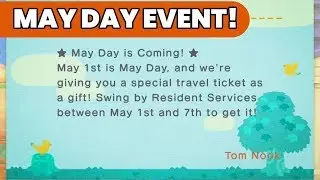 May Day Event in Animal Crossing New Horizons - From May 1st to 7th