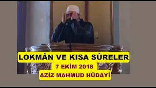 Lokman 8-19,İnfitar,Duha,İhlas,Felak,Nas ve Fatiha sûreleri