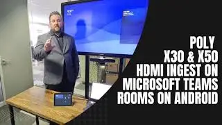 @HPPolyYouTube x30 HDMI Ingest while in @Microsoft Teams Rooms on Android! Software update 3.9.0