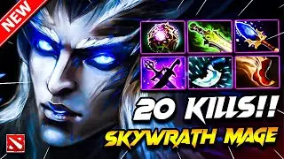 Dota 2 SKYWRATH MAGE Gameplay | ( x20 Kills!! ) Skywrath Mage DOTA 2 Carry Build Pro Gameplay 7.39