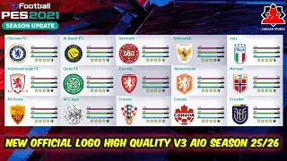 Official Logo Collection V3 AIO &ndash; High Quality 25/26 Season for PES 21 & FL 26 + Installation