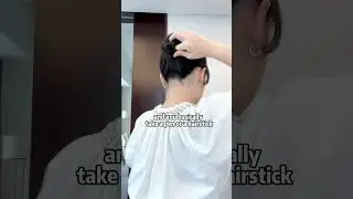 HOW TO DO TRADITIONAL CHINESE HAIRSTYLE WITH A STICK? 😍 #hairstyle #hairtutorial #douyin #beauty