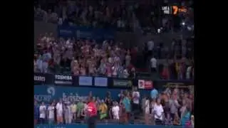 John Millman v Roger Federer 2015 Brisbane International