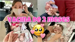 BABY CLARA TOMOU A VACINA DE 2 MESES | REAÇÕES + COMO CUIDEI DELA ❤️