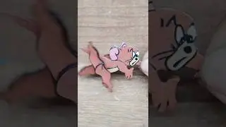 Make Tom and Jerry windmills out of cardboard #diy#craft