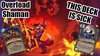 This deck is SO FUNNY | Overload Shaman |  Festival of Legends | Wild Hearthstone