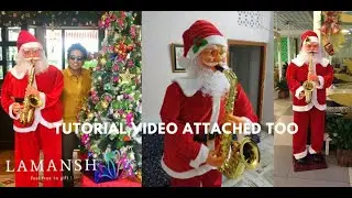Unboxing of LAMANSH 6 ft Musical Dancing Santa claus 🎅 Electric Figurine for Christmas 🎄🔔 New Year