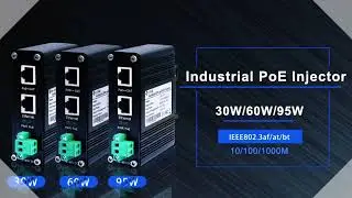 |2~48V Industrial Gigabit PoE Injector
