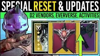 Destiny 2: ANNIVERSARY RESET & WEEKLY UPDATES! Eververse, Community Event, Vendors (D2 Weekly Reset)