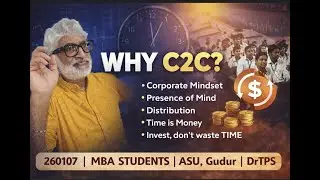 260107, Корпоративное мышление, Почему C2C, Присутствие духа, Дистрибуция, Время — деньги, Инвест...