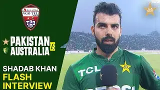 Shadab Khan Flash Interview | Pakistan vs Australia | Match 02 | T20I Series 2026 | PCB | MJ1K