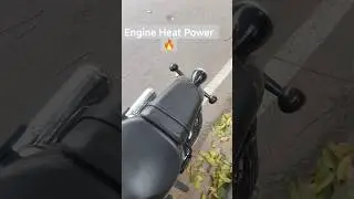 Super Meteor 650 का असली दम! 💪 Engine Heat & Exhaust Sound #ShortsFeed
