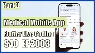 [Flutter] Flutter Live Coding EP2003 (Medical App UI Part 3)