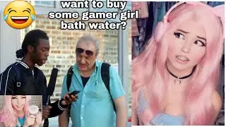 Selling Belle Delphines Bath water to the public