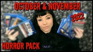 October & November 2022 | HORROR PACK UNBOXING!