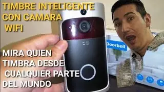 Unboxing y review Timbre inteligente con c&aacute;mara wifi Doorbell V5