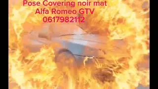 Covering noir mat Alfa Romeo GTV 0617982112