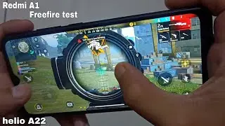Redmi A1 freefire test | Gaming test | helio A22 processor