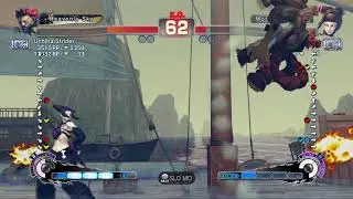 USFIV~ Akuma (Uchiha Strider) vs. Juri (bloodredeyes1) HD