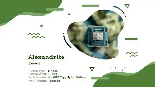 Alexandrite Switches by Ashkeebs | Zion Studios PH | Sound Test