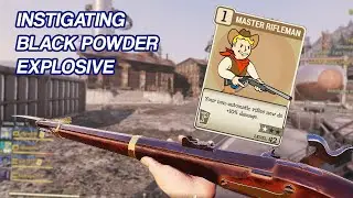 FALLOUT 76 - INSTIGATING BLACK POWDER RIFLEMAN 🎯 AIMING GAMEPLAY