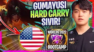 GUMAYUSI HARD CARRY WITH SIVIR! 🌎WORLDS BOOTCAMP 2022 | T1 GUMAYUSI Plays Sivir ADC vs Jhin!