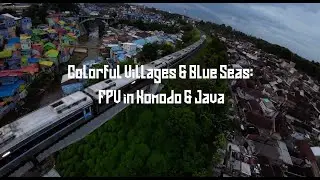 Exploring Komodo Islands & Java: FPV Drone Flight Over Seas, Beaches, and Villages!