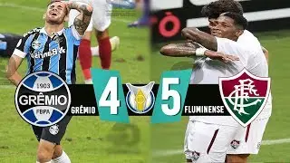 Gr&ecirc;mio 4 x 5 Fluminense  VIRADA HIST&Oacute;RICA! Gols e Melhores Momentos COMPLETO