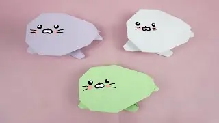 Cómo hacer una Foca de papel | Foca de origami | Manualidades con papel