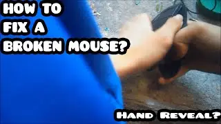 How to FIX a Broken Mouse? (No skills required) 150 SUBS SPECIAL + HAND REVEAL