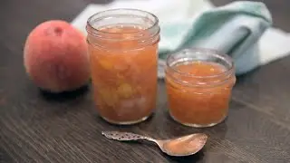 Bourbon Peach Freezer Jam