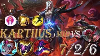 Karthus Mid Vs Katarina. Burn And Magic Penetration Karthus Looks Pretty Solid. League Of Legends