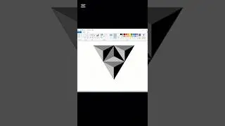 #3d design😍 #shorts in ms paint #computer #drawing #art