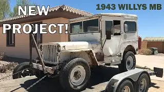 1943 Willys MB Jeep Rescue & Intro | New Automotive Restoration Project!