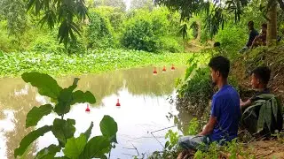 Fishing video ✅ Traditional Fishing | Real Village Life Moments