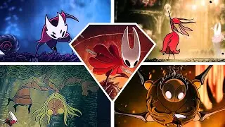 Hollow Knight Silksong - All Bosses + True Ending
