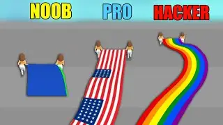 NOOB vs PRO vs HACKER - Flag Painters