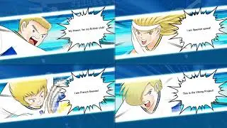 Sweden One-Two - Four Knights of the Midnight Sun | Captain Tsubasa: Dream Team Skill Animation #40