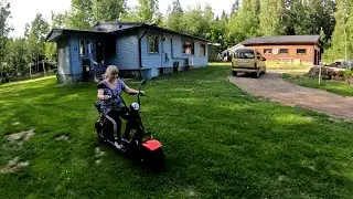 Motokettu ja vaimo ensimmäinen koeajo