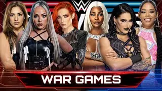 WWE 2K24 | Women's War Games - Team Liv Morgan VS Team Rhea Ripley | WWE Survivor Series War Games