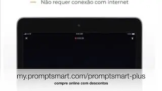 PromptSmart+ Teleprompter rolagem por voz