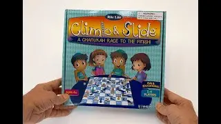 Hanukkah + Board Game = Chaos & Candles! Climb & Slide Review 🕎🎲