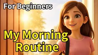 My Morning Routine | Slow English Listening Practice (Beginners)