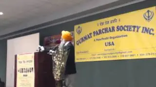 Satpal Singh Purewal at World sikh conference in indiana USA