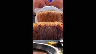 Livestream | Hand-Pulled Sanzi in Chinese Market | Real-Time Traditional Snack Making