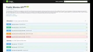 Free API for testing - Public Movie API(PMAPI)