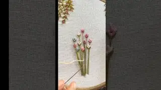 Flower bouquet easy embroidery design