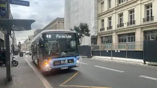 Trajet de Gare du Nord à Porte des Lilas sur le bus 48
